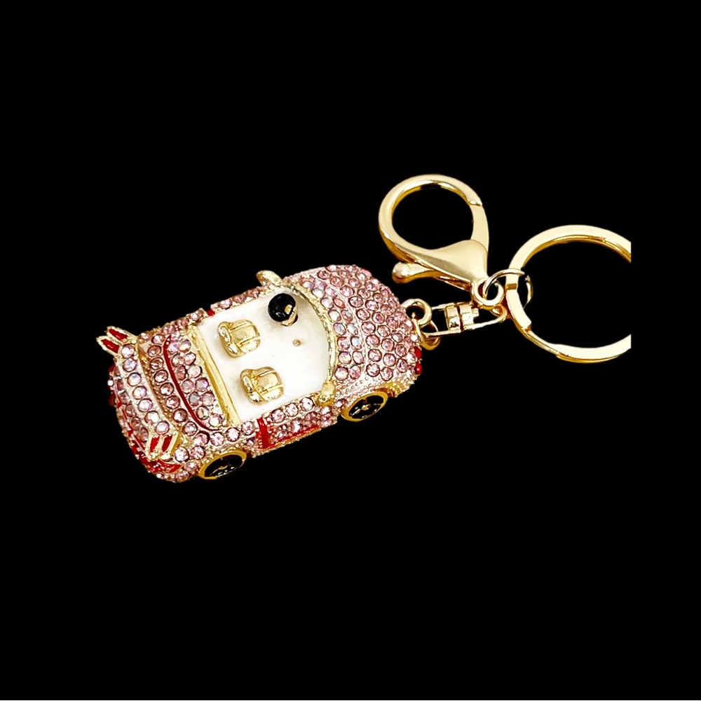 Luxury Bling Car Keychain | Rhinestone Crystal Key Ring